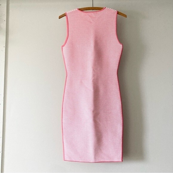 NWT‎ Alexander Wang Optical Stripe Ribbed Jersey dress S - Picture 7 of 8